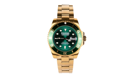 Anytime Watch "Gold / Green" P26SP050 GLD/GRN