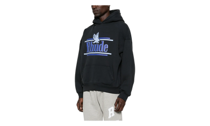 Rossa Hoodie "Vintage Black / Blue" RHSS26HO01012 BLK