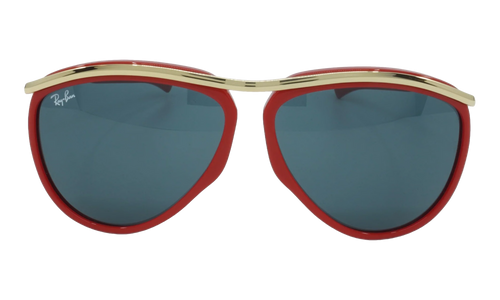 AVIATOR OLYMPIAN SUNGLASSES "POLISHED RED" RB2219-1243R5_59