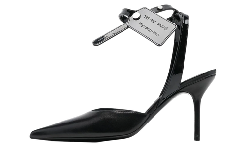 Nappa Varnish Zip Tie Sabot WMNS "Black" OWII007F22LEA0021010