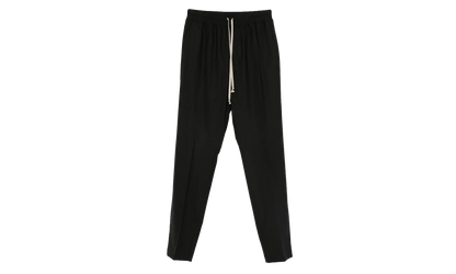 Wool Drawstring Slim Long Pants "Black" RU02E1390 ZL 09