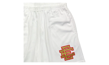 EE BASIC SHORT "SS23 - White/ Gold/ Red" EE725