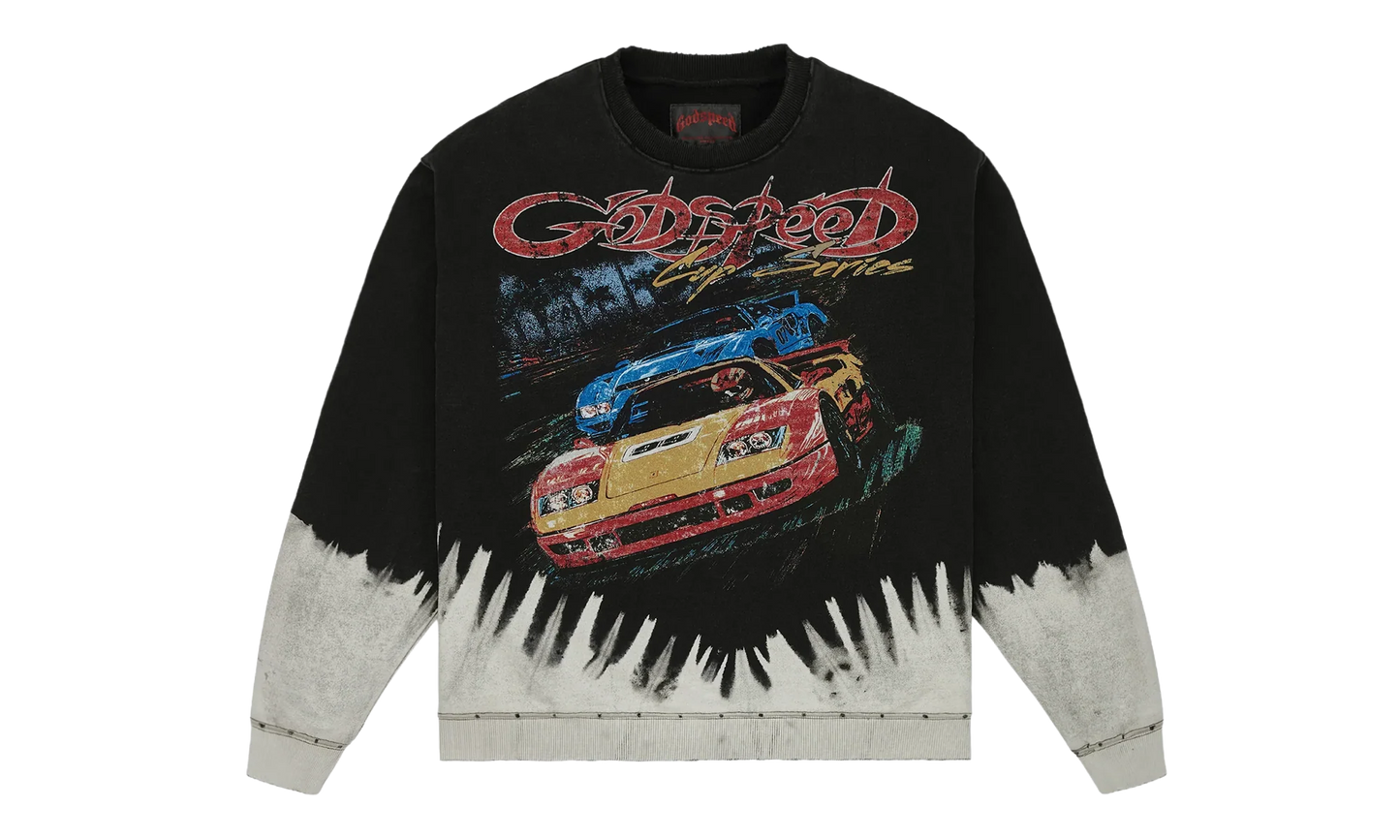 F.T.W Sweatshirt "Black Bleached Wash" 7BR06HDV