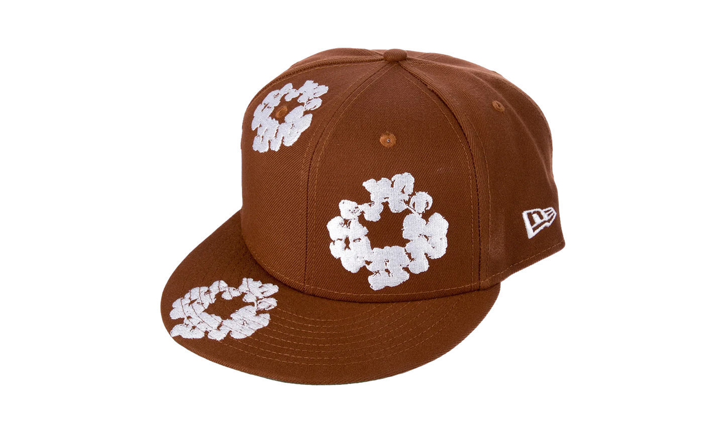 New Era Cotton Wreath 59Fifty Fitted Cap "Brown" DT339