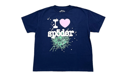 Souvenir Web Logo Short Sleeve Tee "Navy Blue" SP5der324