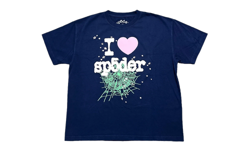 Souvenir Web Logo Short Sleeve Tee "Navy Blue" SP5der324