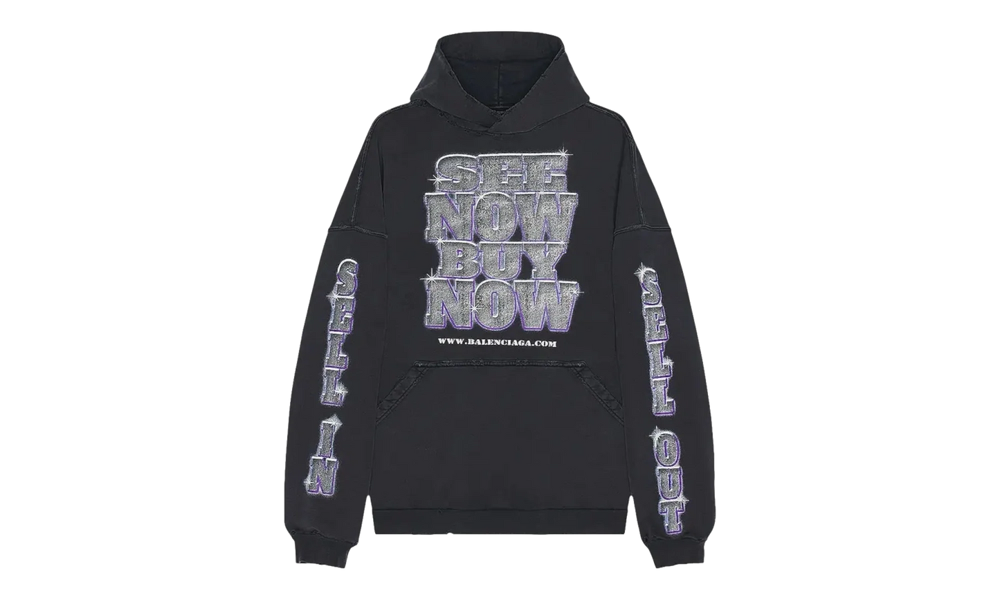 See Now Buy Now Logo Hoodie "Black" 739024 TQVE7 1083