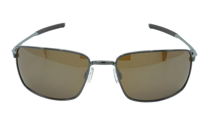 Square Wire Polarized Sunglasses "Gunmetal / Tungsten Iridium" OO4075 06