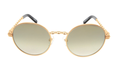 508 Mariner 24KT "Yellow Gold / Moss Green Gradient Flash Gold" MN582 0004 19D2