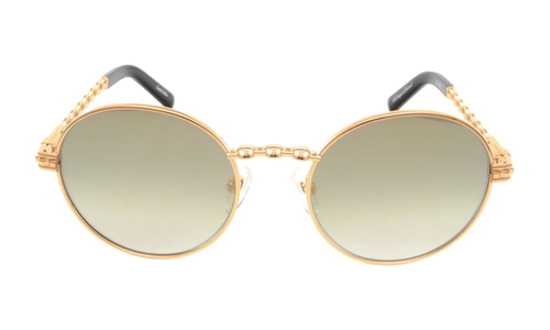 508 Mariner 24KT "Yellow Gold / Moss Green Gradient Flash Gold" MN582 0004 19D2