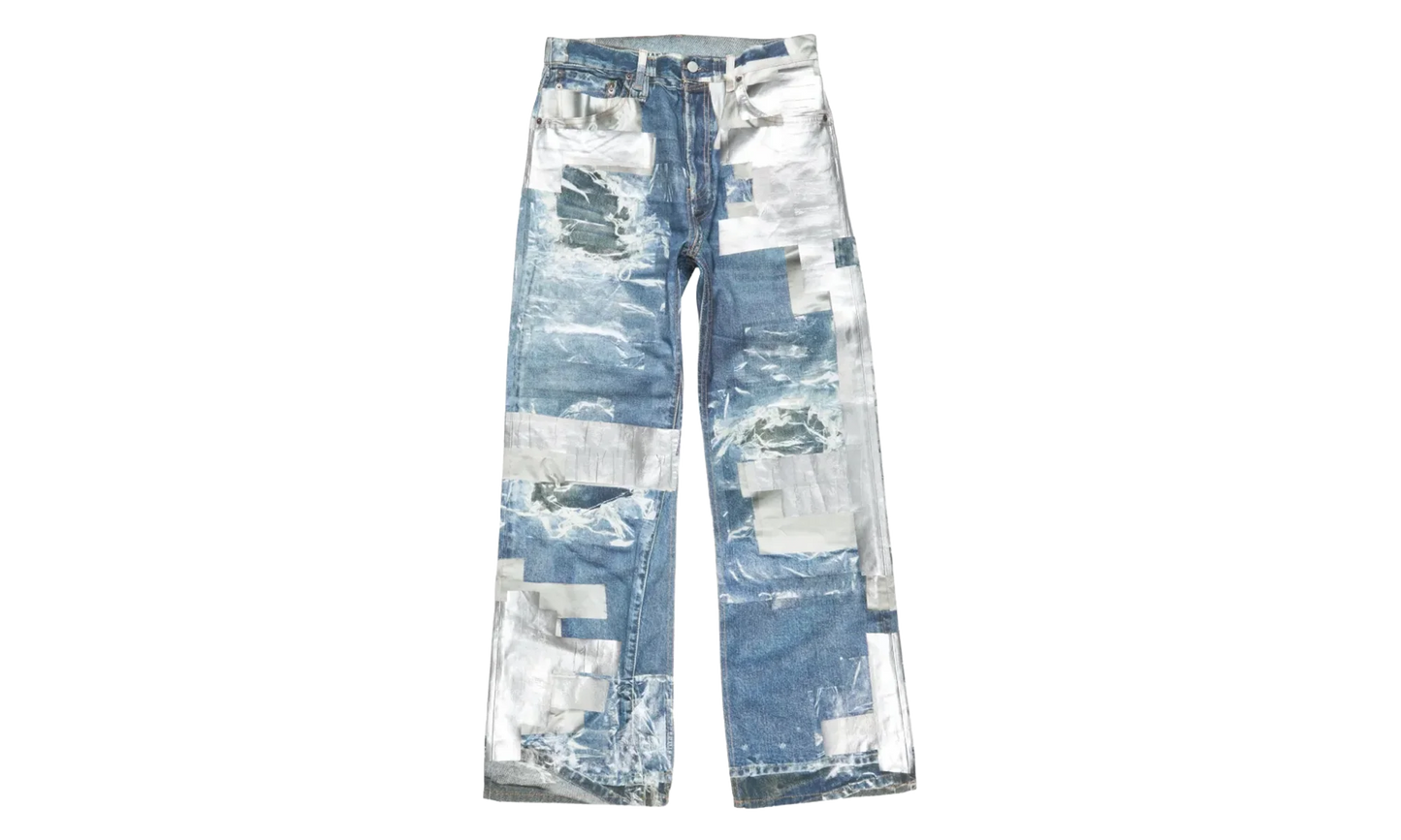 Printed Tape Jeans "Blue" BK0756AUZ