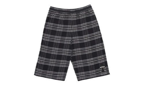After School Flannel Shorts Cross Patch "Black" CHRM1087
