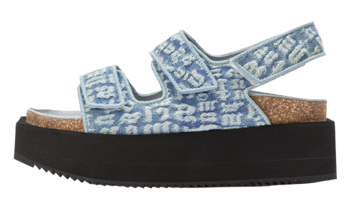 Platform Birk Sandals WMNS "Denim" PWIH005S22LEA0028400