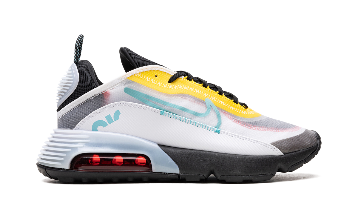 Air Max 2090 "White Speed Yellow Bleached Aqua"