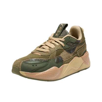 RS X Rain Map Camo Lace Up Sneakers
