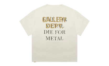 Live For Metal Short Sleeve Tee Shirt "White Multi" GD106