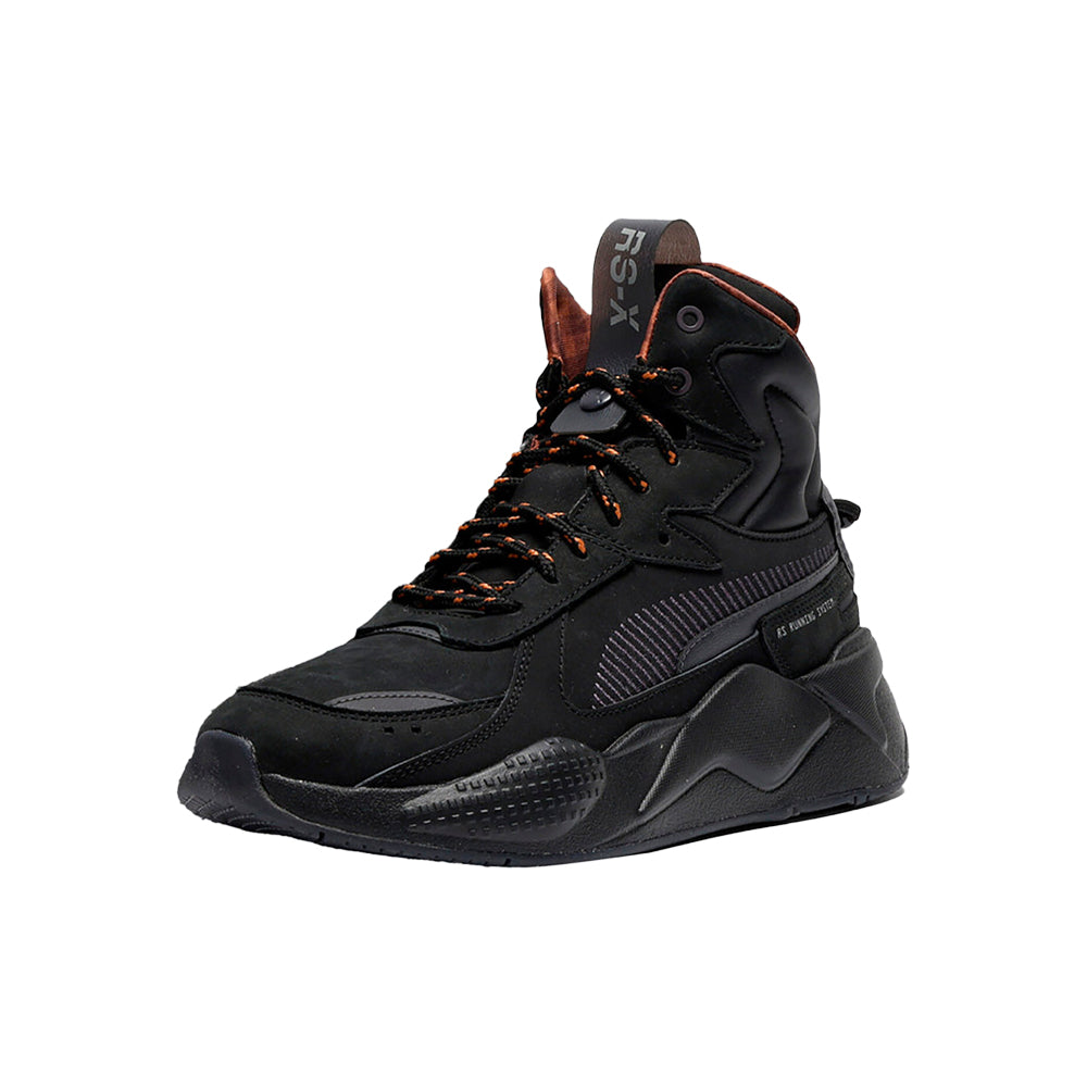 Rs-X Mid Black Ice Lace Up Sneakers