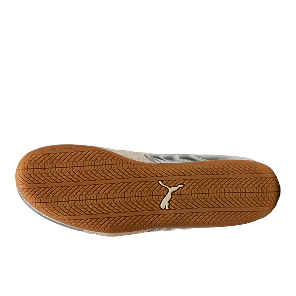 Speedcat Silver Lace Up Sneakers
