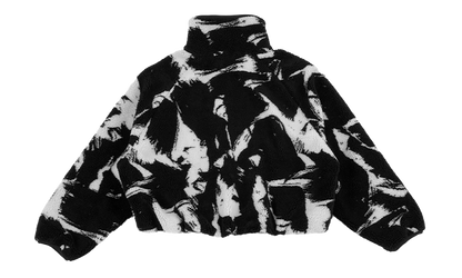NSW Oversized High-Pile Fleece WMNS "Black White" IF0344 010