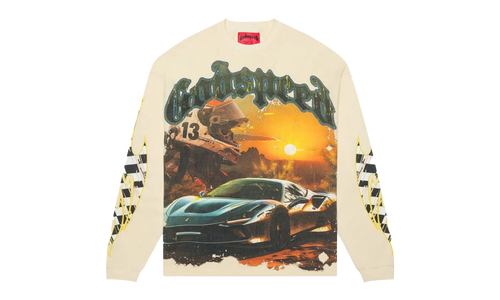 Sunset Drift Layered T-Shirt "Bone" JAT2H01K
