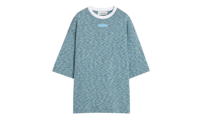 KNIT T-SHIRT "BLUE CHINÉ" RM TS0026 J098 P24 474