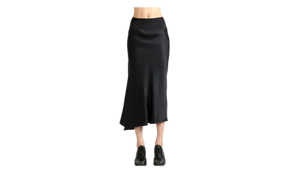 Charmeuse A Line Bias Skirt WMNS "Black" RP02E4343 SCH 09