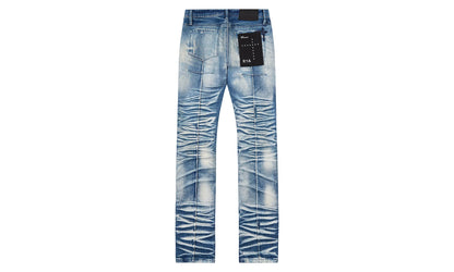 Clayton Stacked Medium Denim "Blue" B1182STMDB