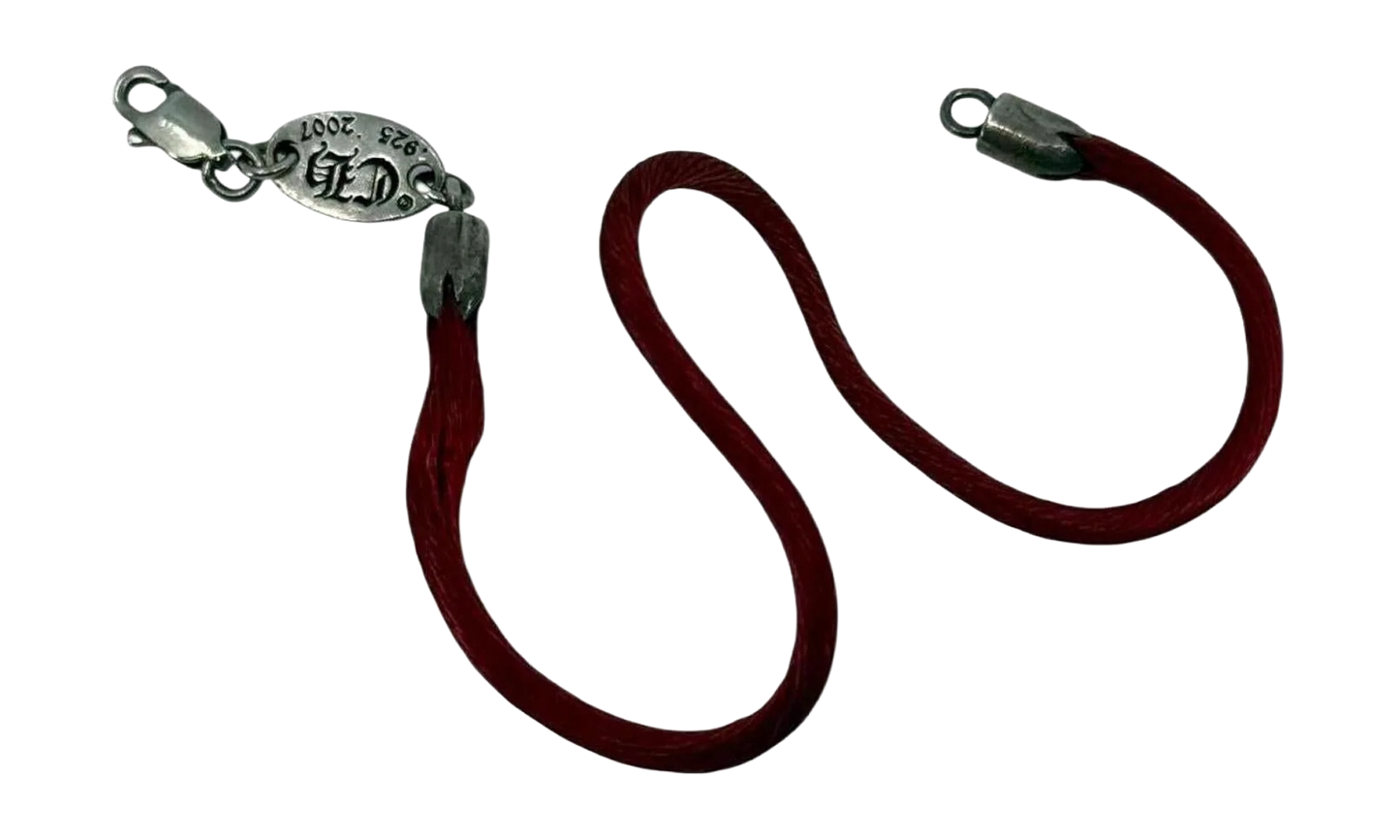 KZ Cassette Cross Stack Bracelet "Maroon" CHRM1166
