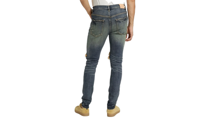 DROPPED FIT JEANS - MID RISE WITH TAPELEG "Indigo" P002 MID 34