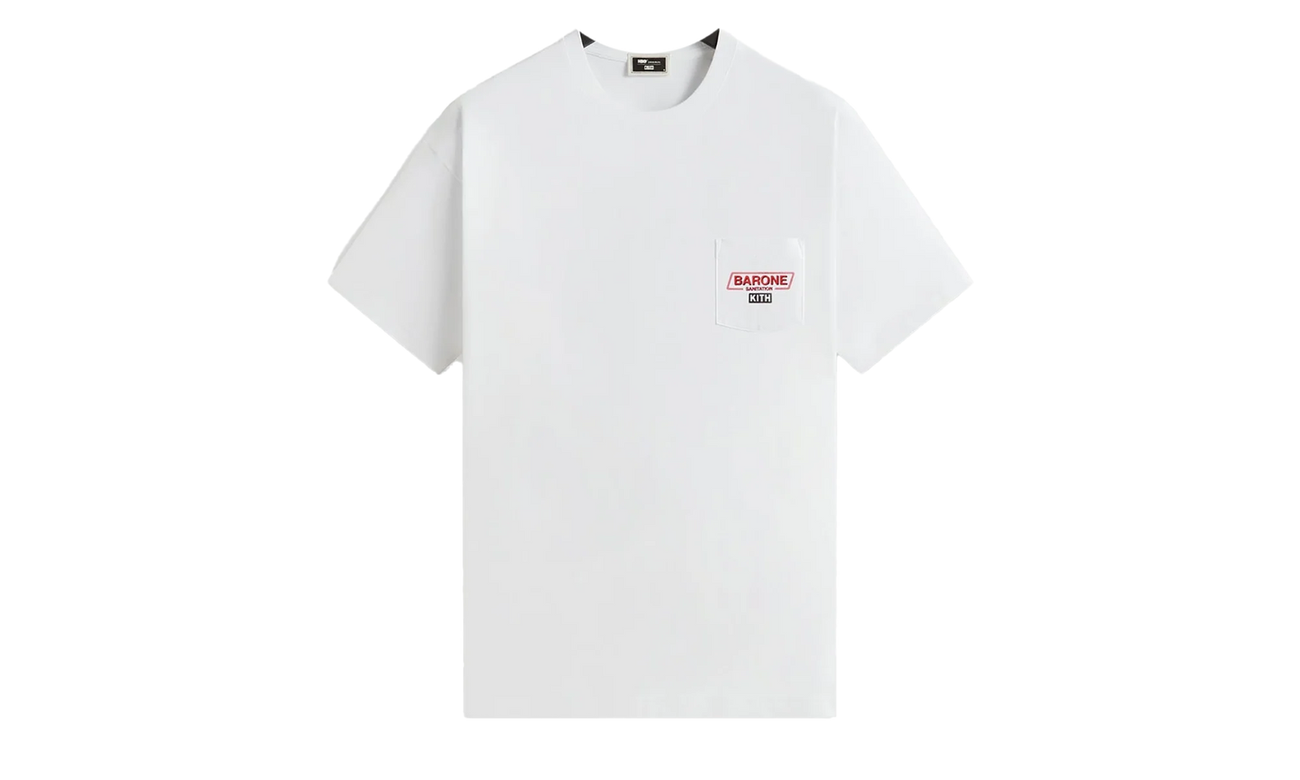 The Sopranos Barone Sanitation Vintage Tee "White" khm034646 101