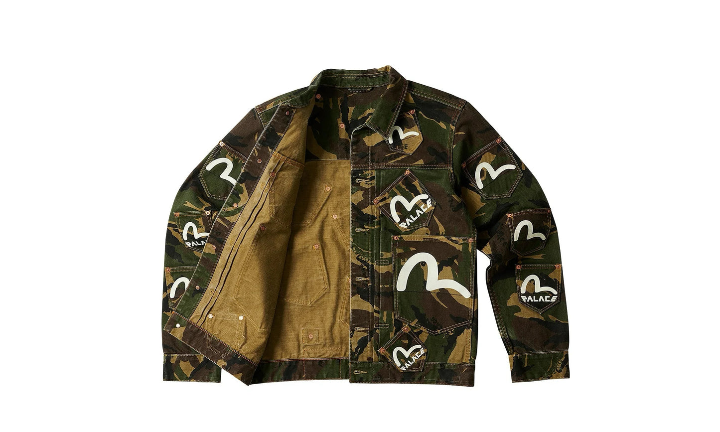 Evisu Type One Denim Jacket "Camo" p0101