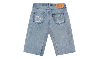 Cowrie Shell Denim Shorts "Medium Wash" BAR17