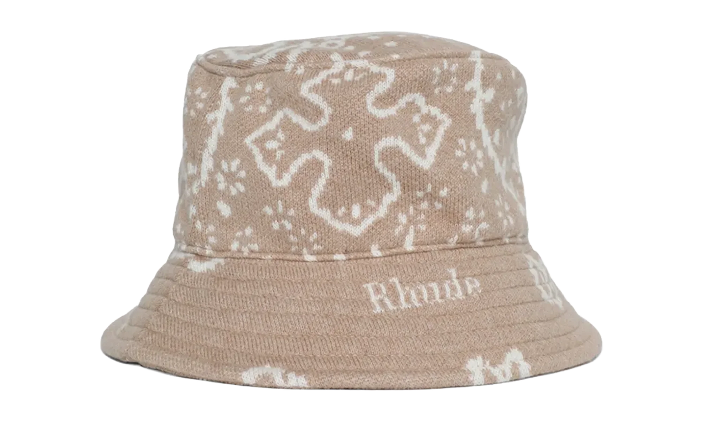 Intarsia Bucket Hat "Tan / Cream" RHPS24HA04973517 TCM