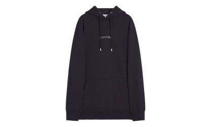 EMBROIDERED OVERSIZED HOODIE "Black" RU HO0009 J110 P24 10