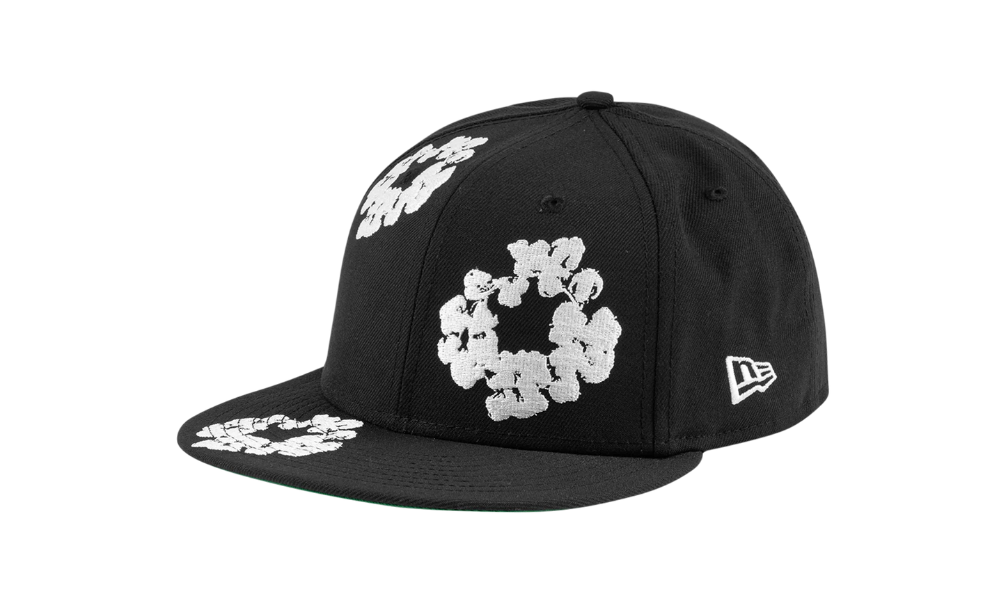 New Era Cotton Wreath 59/50 Cap "Black" DT22