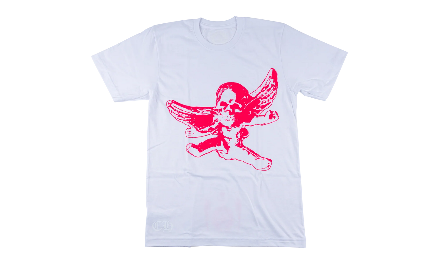 SS26 Pink Foti Tee "White" CHRM0781