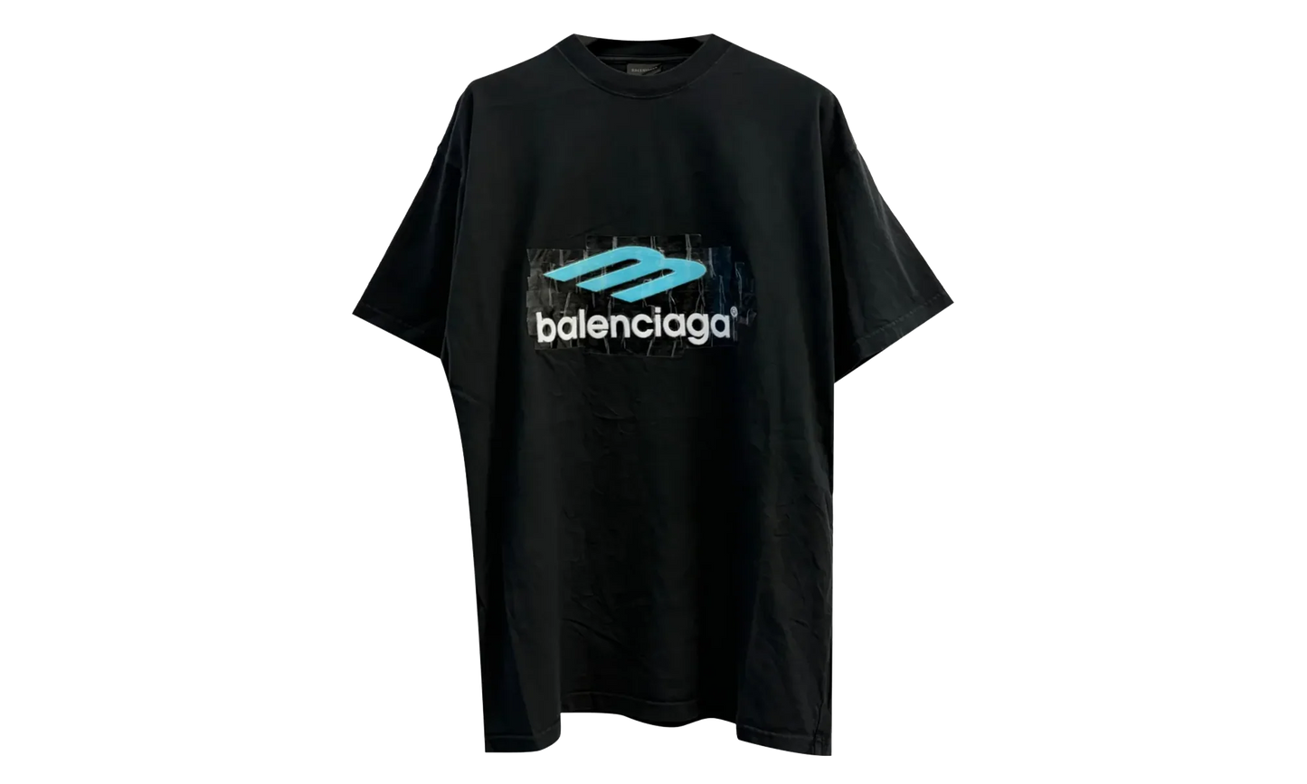 Oversized Short-Sleeve T-Shirt "Black" 850345 TTVT4 3363