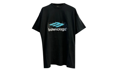 Oversized Short-Sleeve T-Shirt "Black" 850345 TTVT4 3363