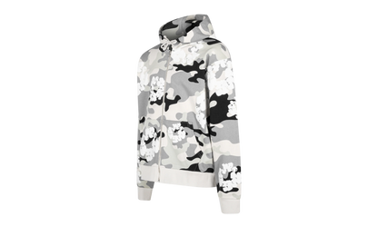 Cotton Wreath Zip Hoodie "White Camo" DT063