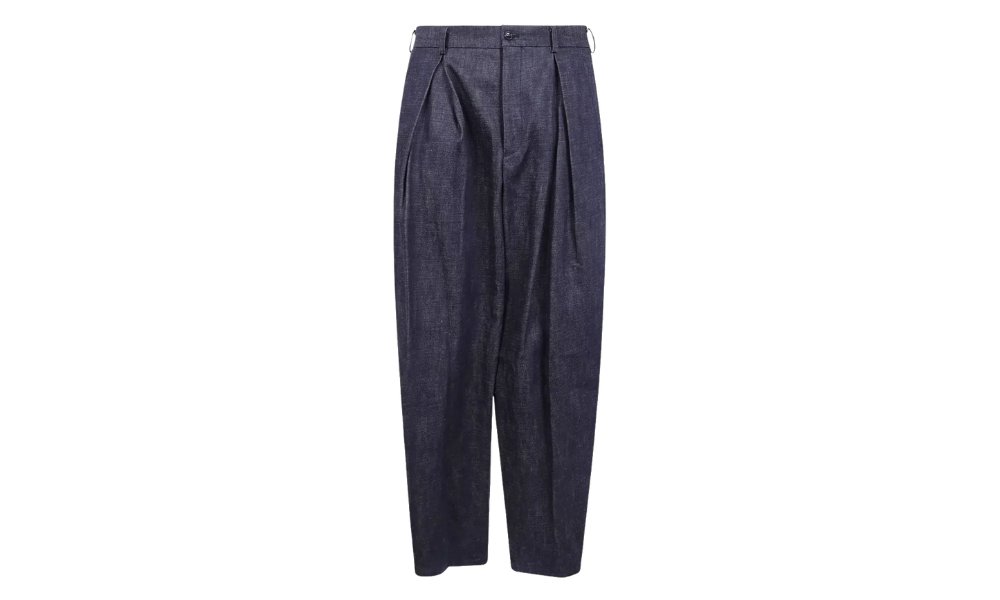 Pleated Denim Trousers "Indigo" PPP045051