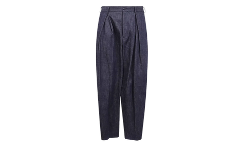 Pleated Denim Trousers "Indigo" PPP045051