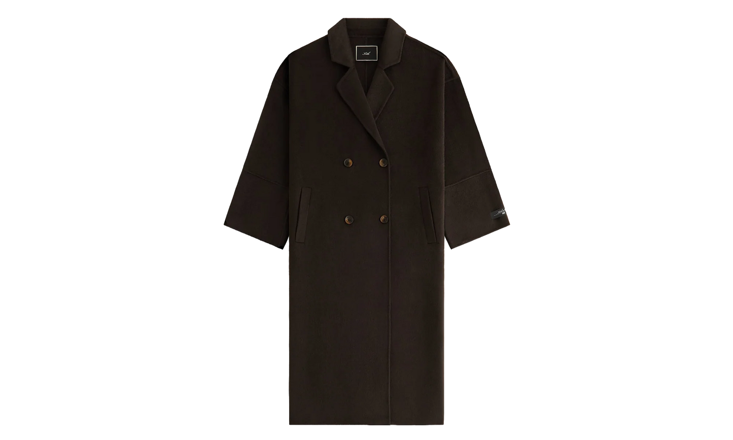 Merra Double Breasted Coat "Dark Brown" khw010217 244