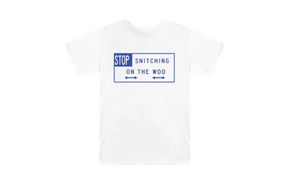 Stop Snitching SS Tee "Pop Smoke - White" Y9JHH6S4P