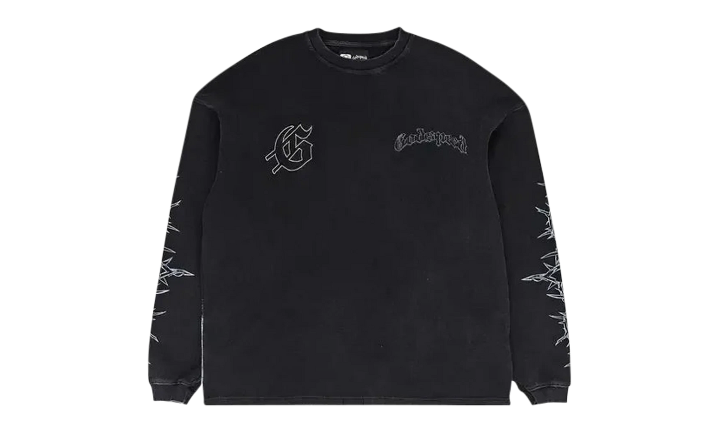 Once Upon A Time Thermal Long-Sleeve T-Shirt "Black Wash" 57T5Z64E