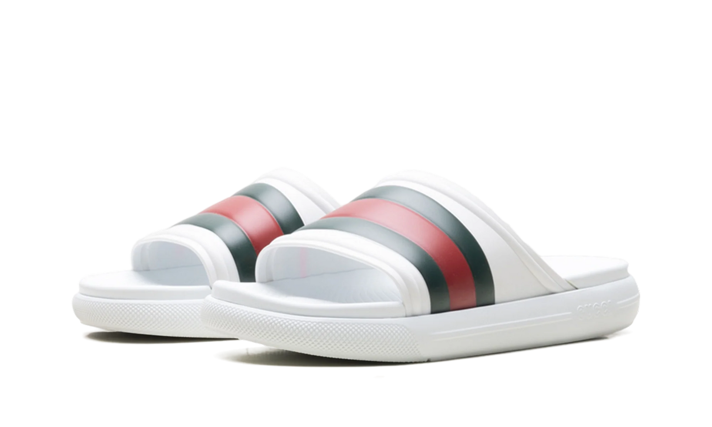 Web Slide Sandal "White Green Red" 780286 J8700 9032