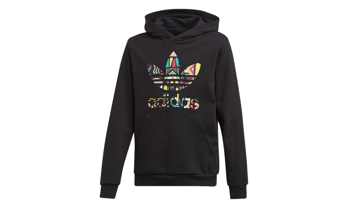 Logo Pattern Hoodie GS "Black" EJ5595