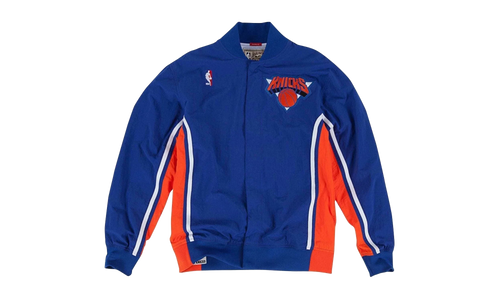 NBA Authentic Warm-Up Jacket "1992-93 New York Knicks - Blue / Orange" 6056S318D92NYK