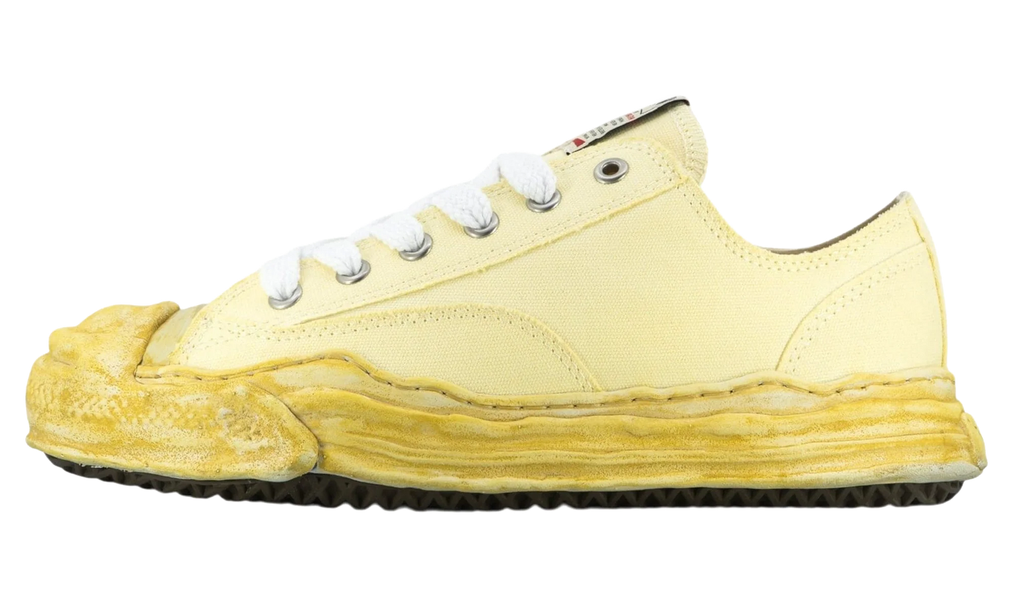 Hank OG Sole Canvas Low "Aged White" A12FW724 WHITE
