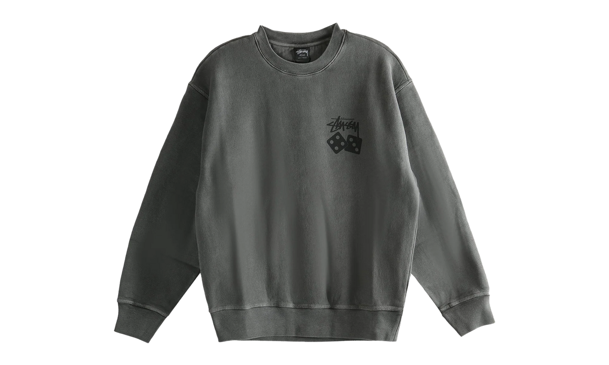 Dice Pig Dyed Crew Sweatshirt "BLACK" 1915077 BLAC