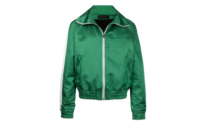 Zip Track Stripe Jacket "Tennis Green / White" MJT001 346